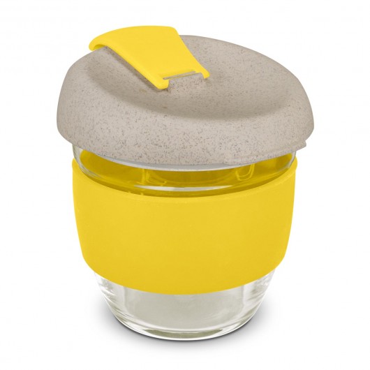 Yellow 250mL Natura Glass Cups